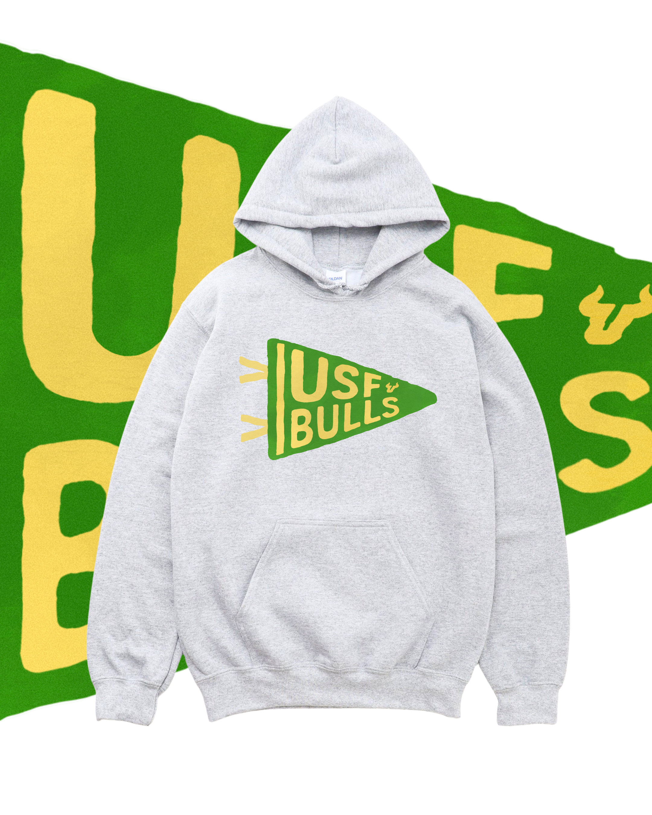 UNIVERSITY OF SOUTH FLORIDA BIG PENNANT HOODIE